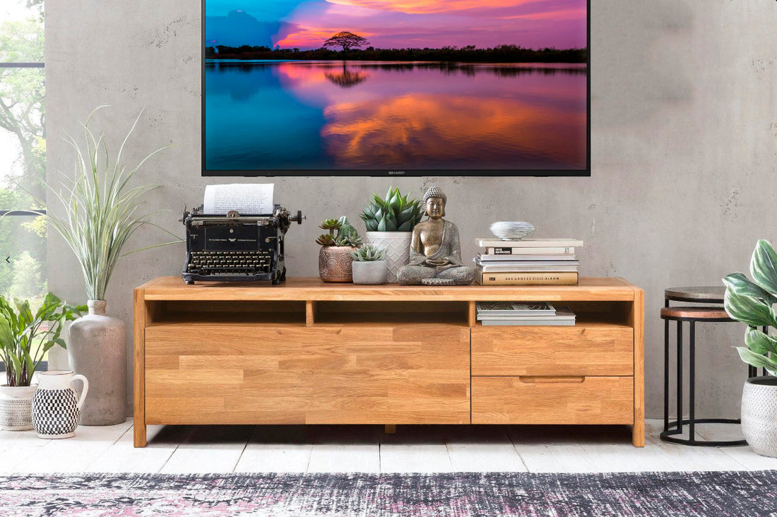 NordicStory, mueble de TV, madera maciza roble, estilo nordico, estilo escandinavo