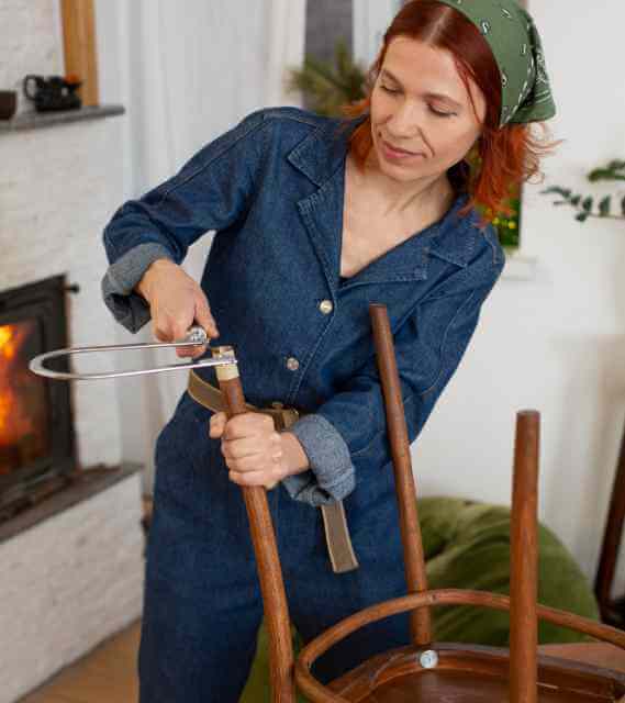 cómo arreglar una silla de madera