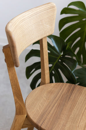 Pack de 2 o 4 Sillas de Comedor de Madera Maciza de Roble Diana | NordicStory