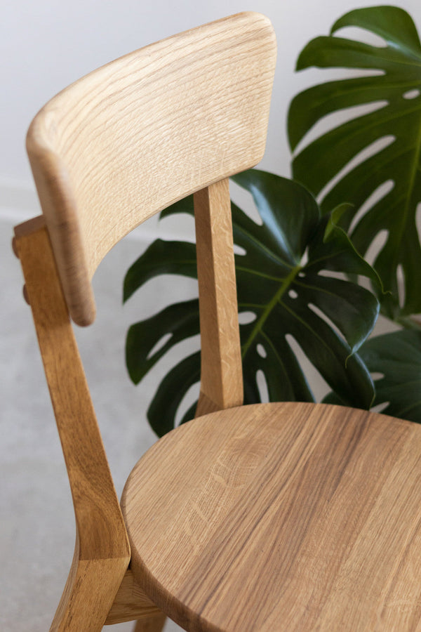 Pack de 2 o 4 Sillas de Comedor de Madera Maciza de Roble Diana | NordicStory