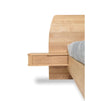 NordicStory Cama de madera maciza de roble "Alina" con cabezal y 2 mesitas de noche flotante11