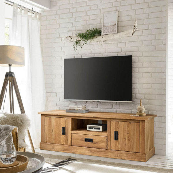 NordicStory Mueble TV aparador television madera maciza roble nordico
