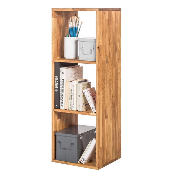 Estanteria Libreria de madera maciza de roble Regal 3, 39 x 35 x 113 cm. | NordicStory