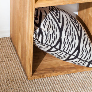 NordicStory Estanteria Libreria De Madera Maciza De Roble Nordico  Escandinavo