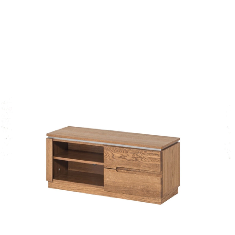 NordicStory Mueble de TV de madera de roble