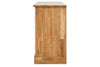 NordicStory Aparador Comoda rustica de madera maciza de roble, comoda rustica con 2 puertas y 3 cajones