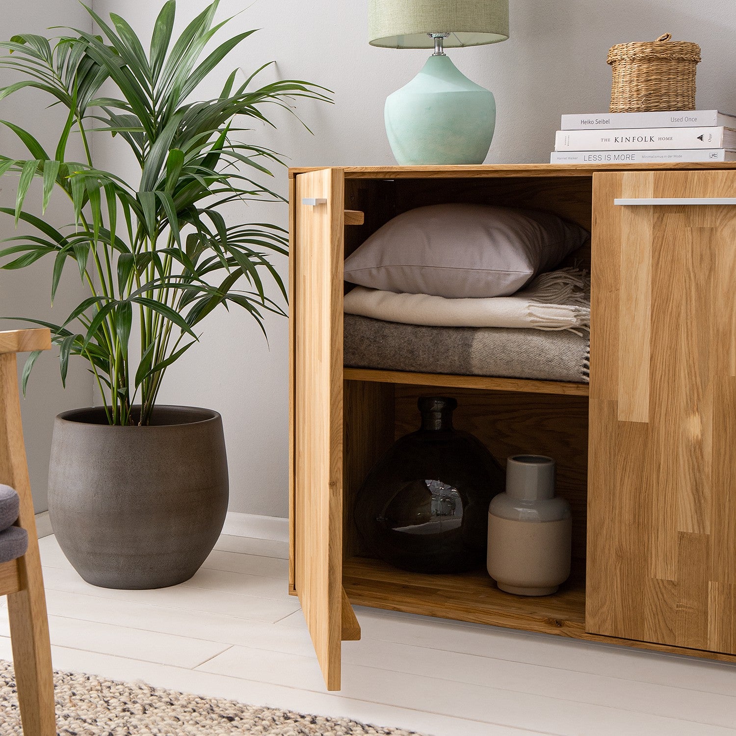 NordicStory Muebles de Madera Maciza de Roble Escandinavo Nordico