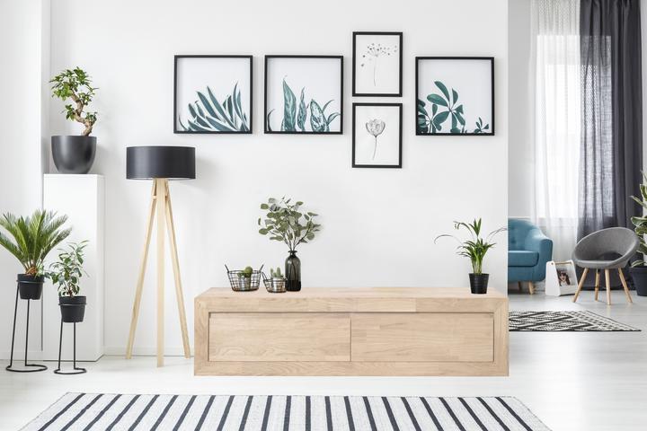 NordicStory Sven solid oak floating sideboard console table in oak