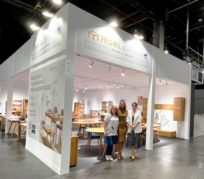 Roble.Store, Nordic Story, Valencia Habitat Fair, Solid oak furniture