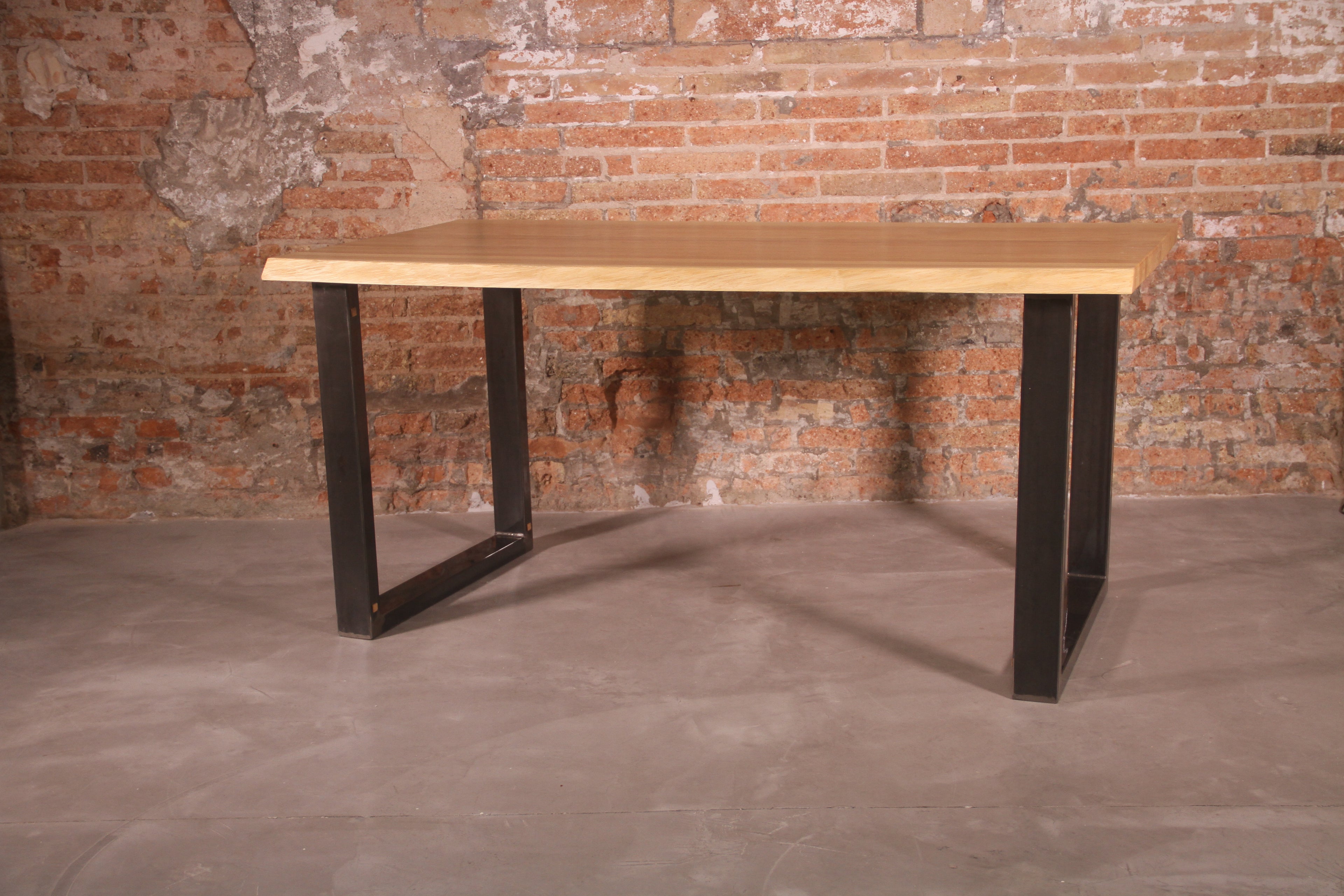 mesa industrial loft madera maciza
