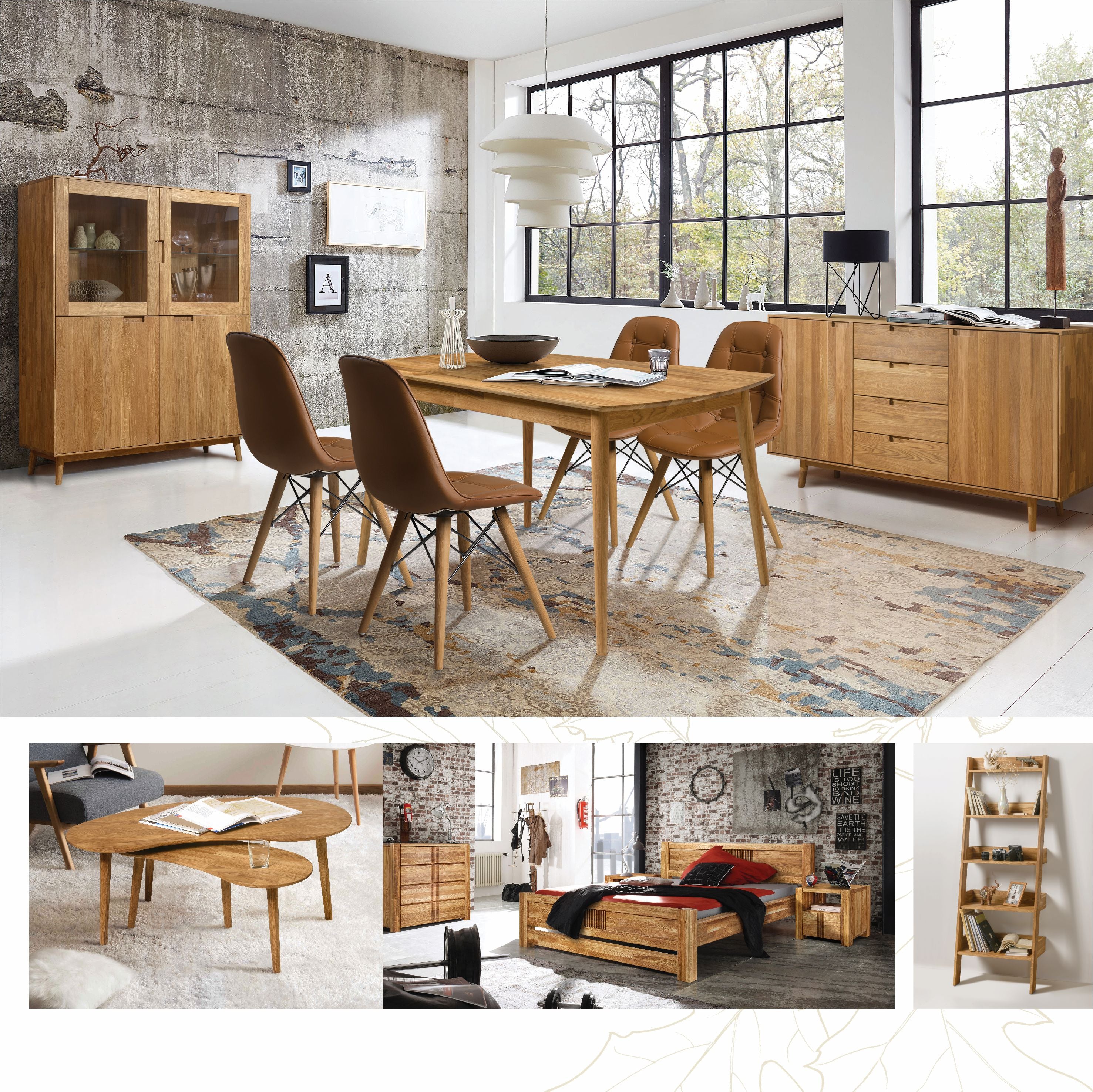 NordicStory Muebles de madera maciza roble diseno nordico