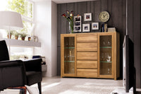 : muebles de madera maciza roble