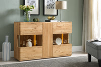 Muebles rústicos de madera maciza de roble para su hogar