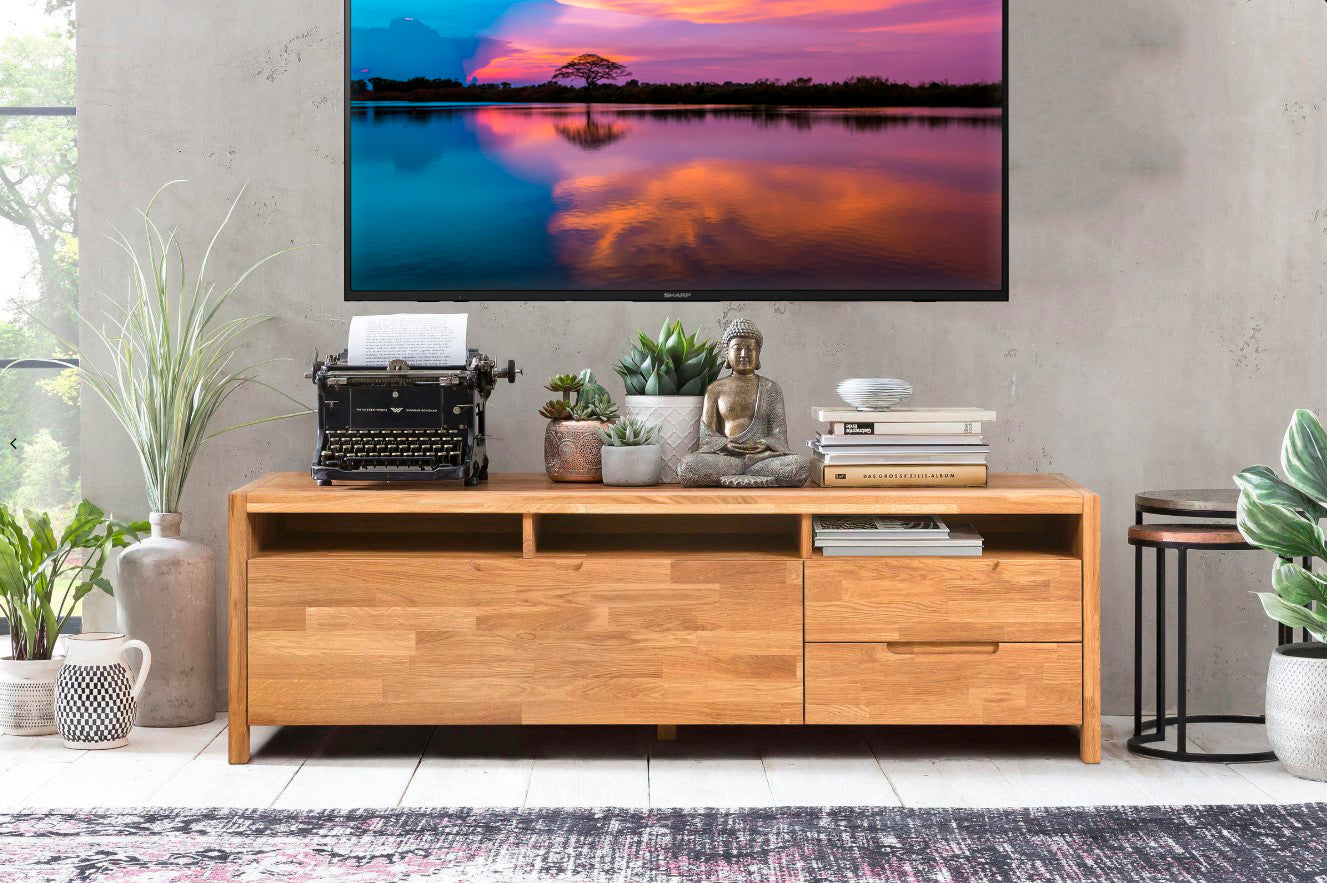 NordicStory, mueble de TV, madera maciza roble, estilo nordico, estilo escandinavo