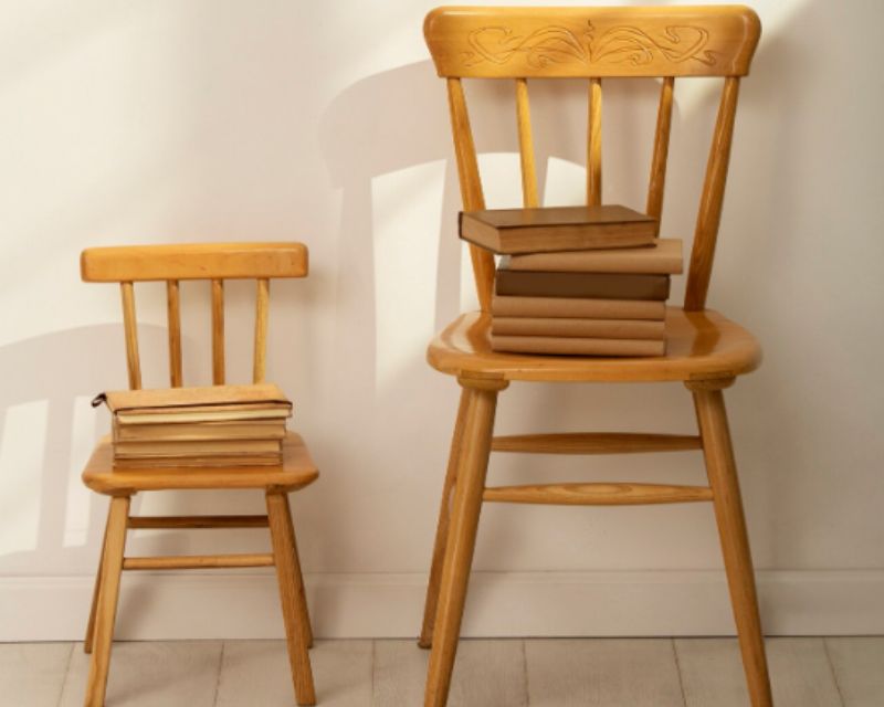 Sillas de madera vintage