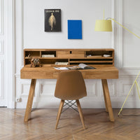 NordicStory escritorio de madera maciza roble escandinavo