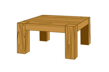 Mesas de centro de madera maciza roble Roble.Store