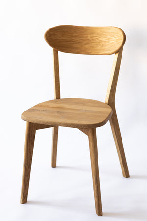 Pack de 2 o 4 Sillas de Comedor de Madera Maciza de Roble Isku | NordicStory