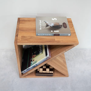 Mesa auxiliar, mesita de noche de madera maciza de roble Denmark | NordicStory