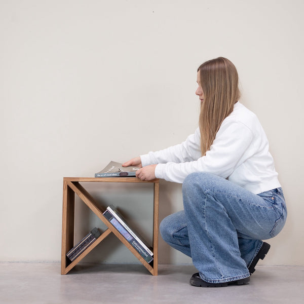 Mesa auxiliar, mesita de noche de madera maciza de roble Denmark | NordicStory
