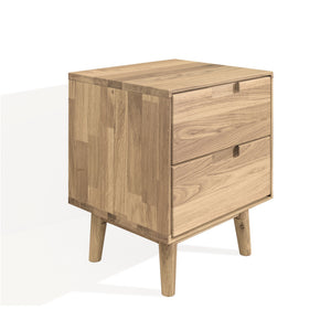 Scandi solid oak bedside table | NordicStory