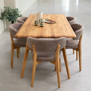 Geneva solid oak rectangular dining table | NordicStory