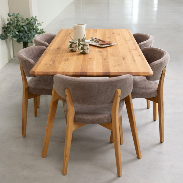Geneva solid oak rectangular dining table | NordicStory