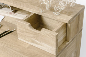Scrivania in legno massello di rovere Axel II | NordicStory
