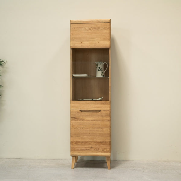 Vetrina in rovere massiccio Milan 1 | NordicStory