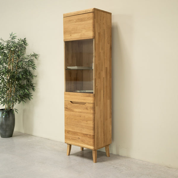 Vetrina in rovere massiccio Milan 1 | NordicStory