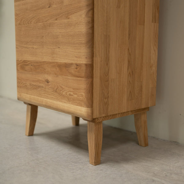 Vetrina in rovere massiccio Milan 1 | NordicStory