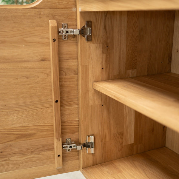 Vetrina in rovere massiccio Milan 1 | NordicStory