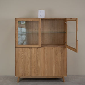 Escandi Atelier Solid Oak Display Cabinet | NordicStory