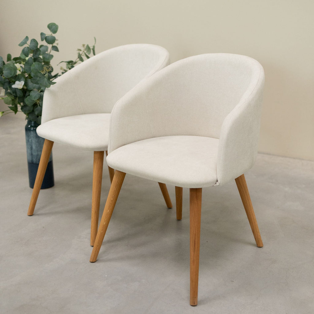 Sillón de roble macizo Ana com tapizado | VESKOR