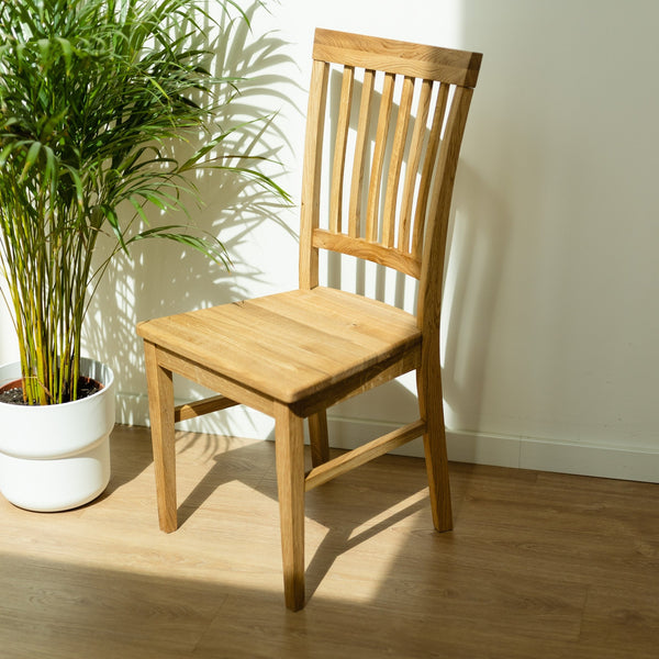 Pack de 2 o 4 Sillas de Comedor de Madera Maciza de Roble Provance | VESKOR
