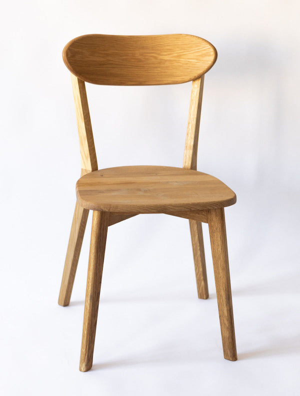 Pack de 2 o 4 Sillas de Comedor de Madera Maciza de Roble Isku | NordicStory