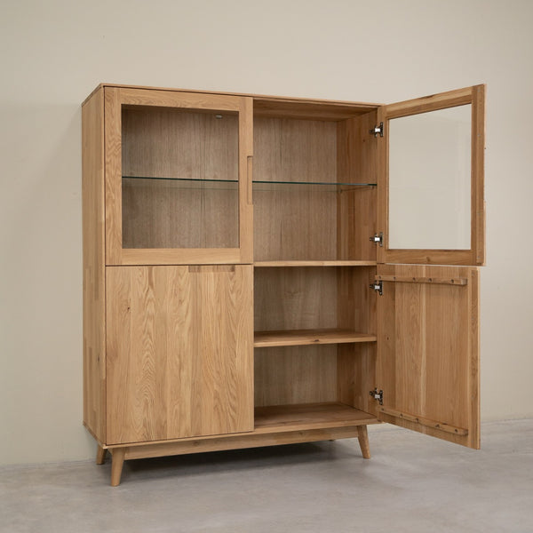 Escandi Atelier Solid Oak Display Cabinet | NordicStory