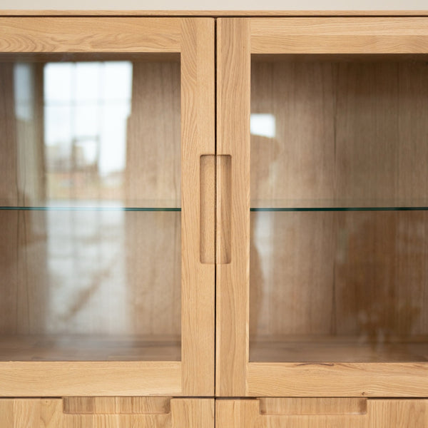 Escandi Atelier Solid Oak Display Cabinet | NordicStory
