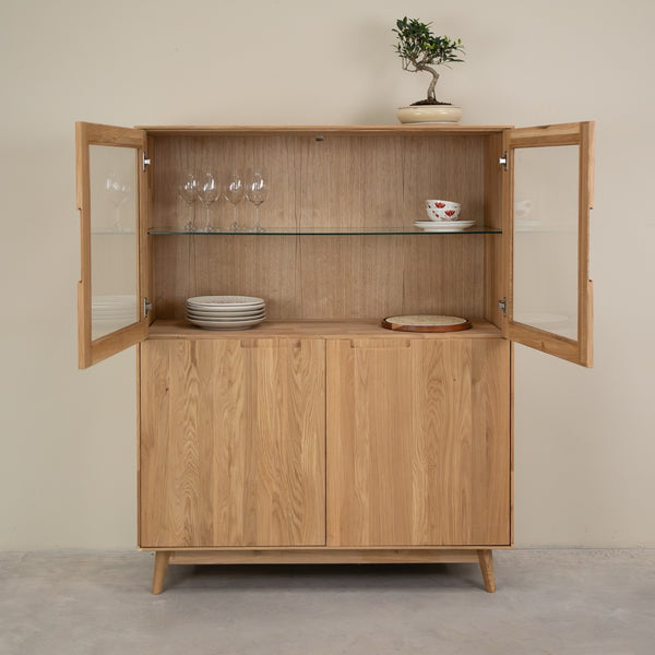 Escandi Atelier Solid Oak Display Cabinet | NordicStory