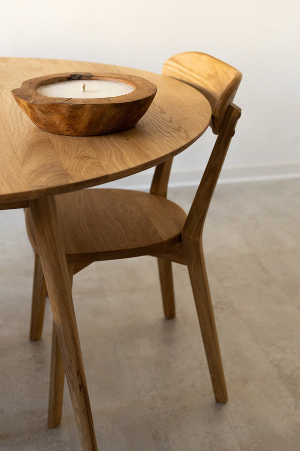 Pack de 2 o 4 Sillas de Comedor de Madera Maciza de Roble Isku | NordicStory