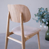 Pack de 2 o 4 Sillas de Comedor Varde, Estructura de Madera Maciza de Roble, Tapizado | NordicStory