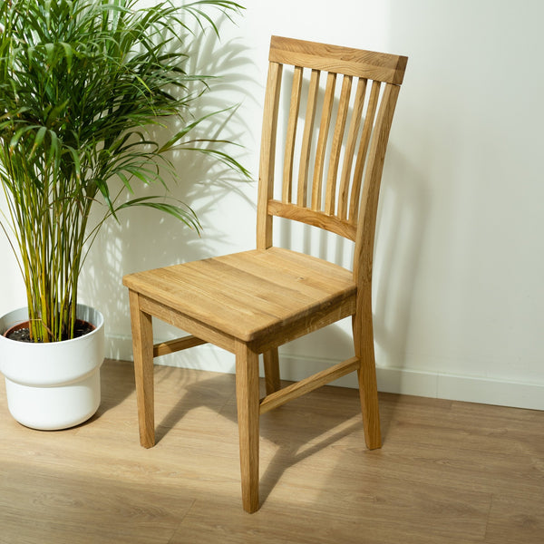 Pack de 2 o 4 Sillas de Comedor de Madera Maciza de Roble Provance | VESKOR