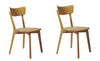 Pack de 2 o 4 Sillas de Comedor de Madera Maciza de Roble Diana | NordicStory