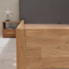 Cama matrimonio de madera maciza roble Pola | NordicStory