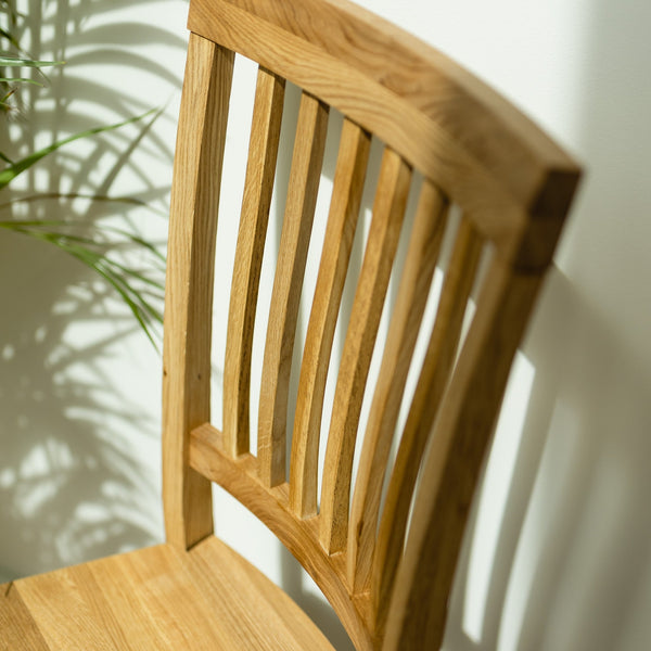 Pack de 2 o 4 Sillas de Comedor de Madera Maciza de Roble Provance | VESKOR