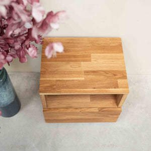 Mesita de noche de madera maciza de roble Denmark | NordicStory
