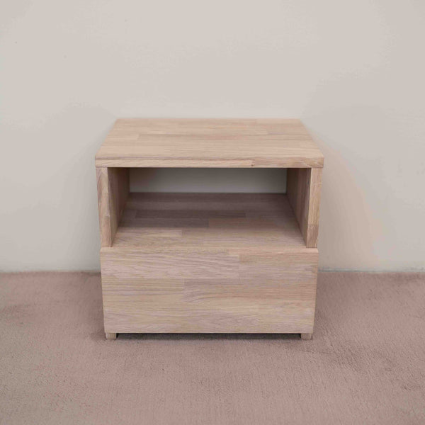 Mesita de noche de madera maciza de roble Denmark | NordicStory