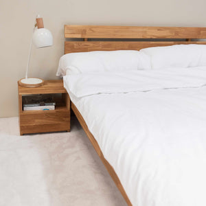 Mesita de noche de madera maciza de roble Denmark | NordicStory