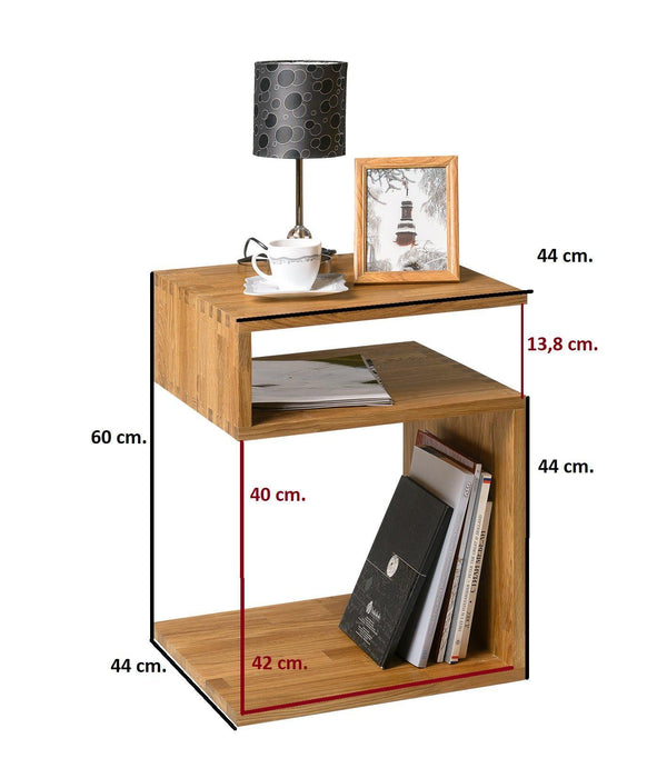 Sofi solid oak side table | NordicStory