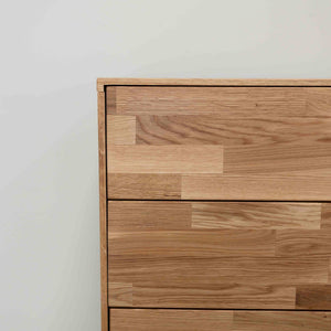 Comò in legno massello di rovere Escandi 1 | NordicStory